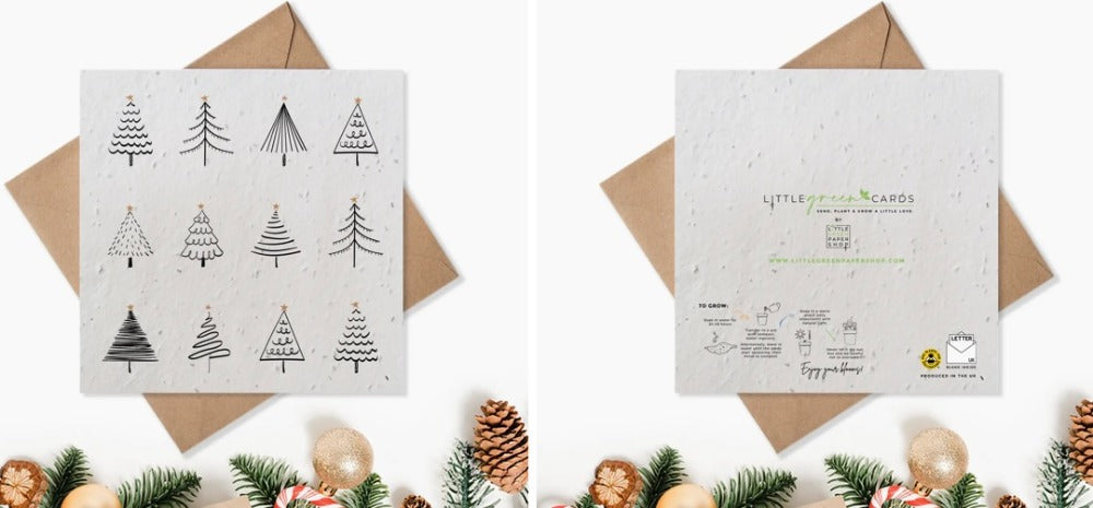 135. Christmas Tree seed Card