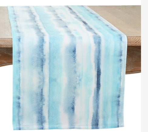 174 Watercolor Runner/ napkin set16x90