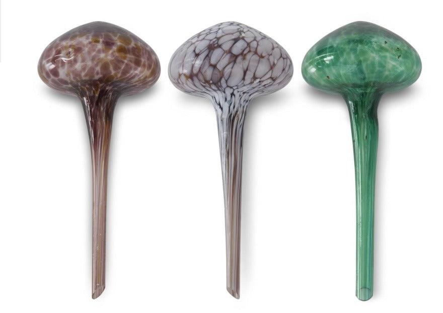 225 Glass Plant Watering Mushroom