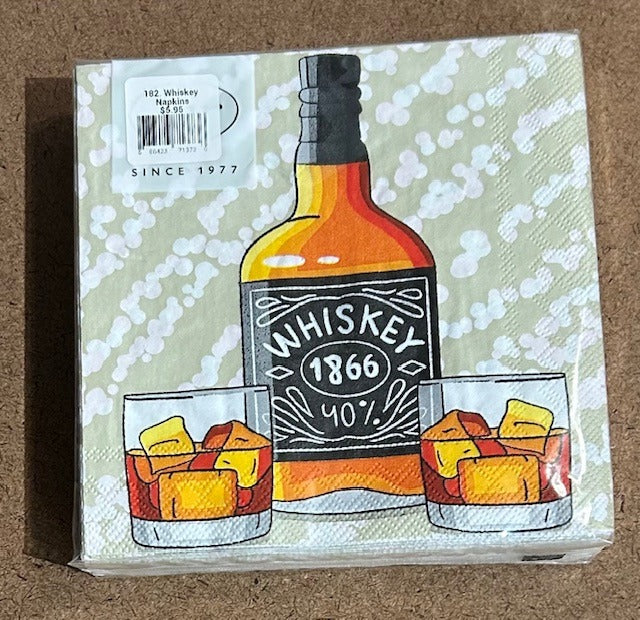 182. Whiskey Napkins