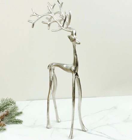 141  Silver Reindeer 23"