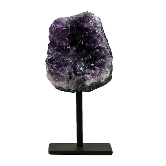 107. Amethyst on Stand Druze