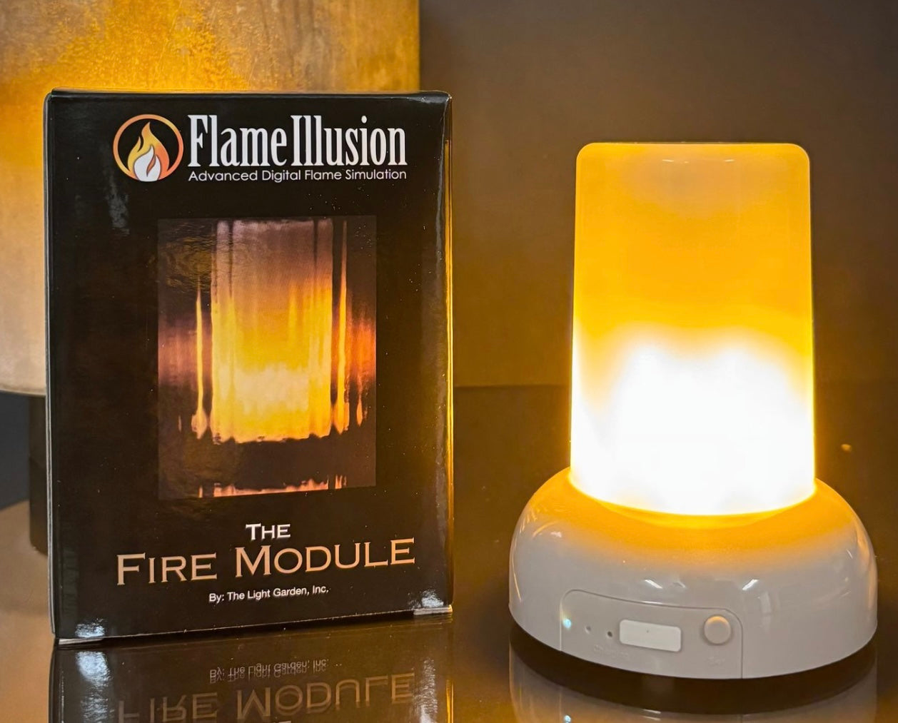 254  Flame Illusion Candle
