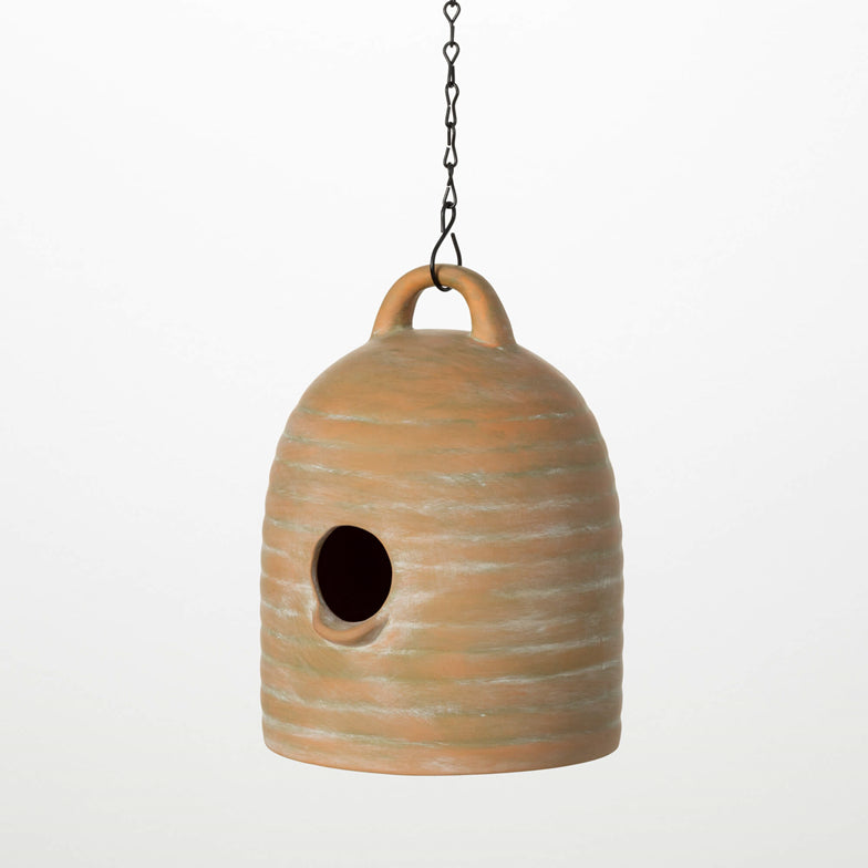 101. Bee Hive Terracotta Birdhouse