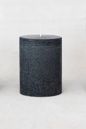 103.  Black Pillar Candle 3 x 4