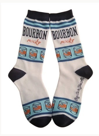 128.  Bourbon Rocks White Womens