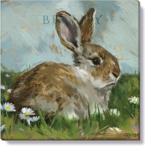 227. Brown Bunny Giclee 5 x 5