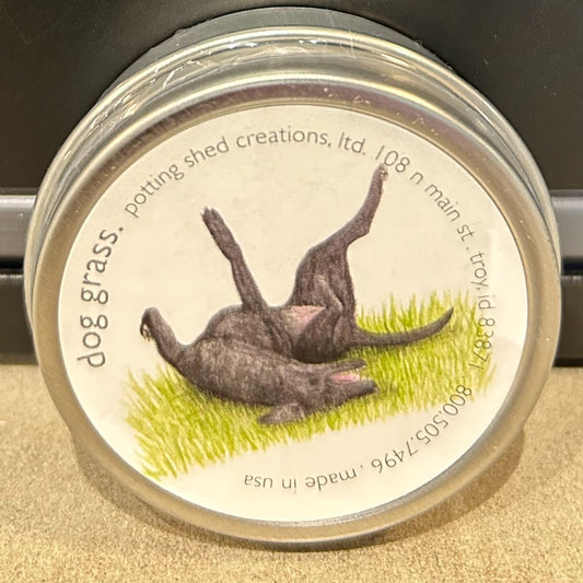 139. Dog Grass Tin