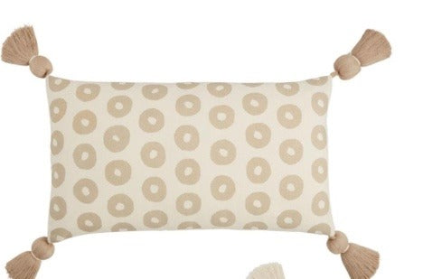 179. Chambray Dot  Lumbar Pillow