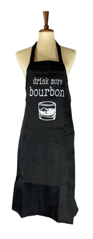 153. Drink More Bourbon Apron