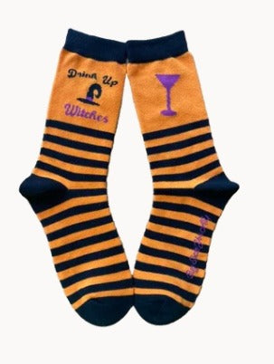 128  Drink Up Witches Women's Socks