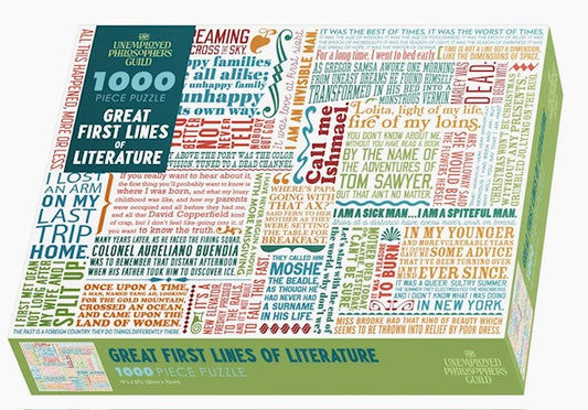 256  First Line of Literature Puzzle