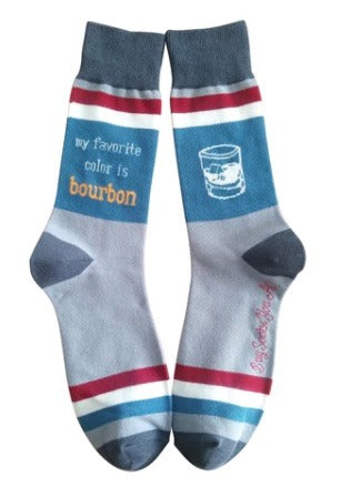 128.  My Favorite Color is Bourbon Men's Socks