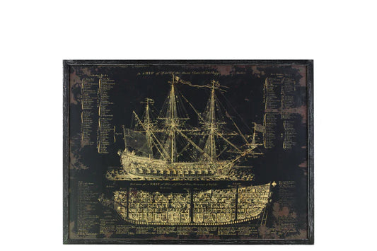 102. Wall Art Galleon