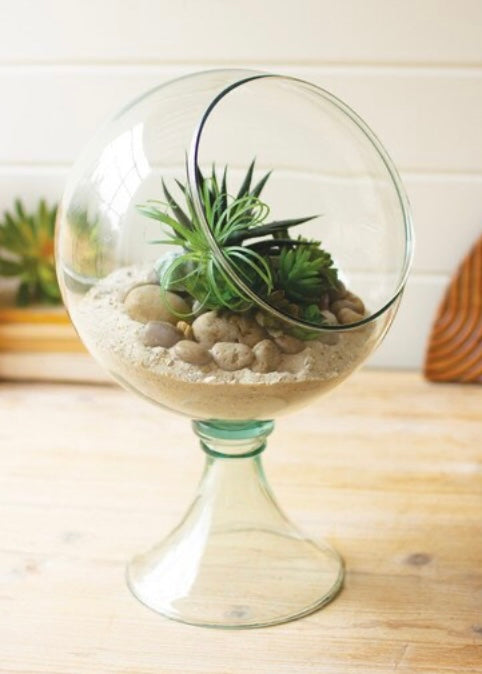 122  Round Glass Terrarium