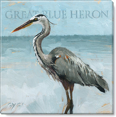 227. Blue Heron Glicee 5 x 5