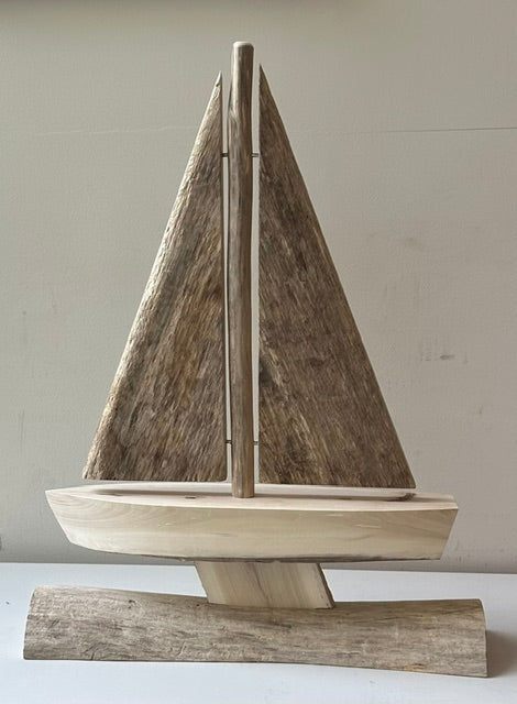 264  Large Driftwood Boat