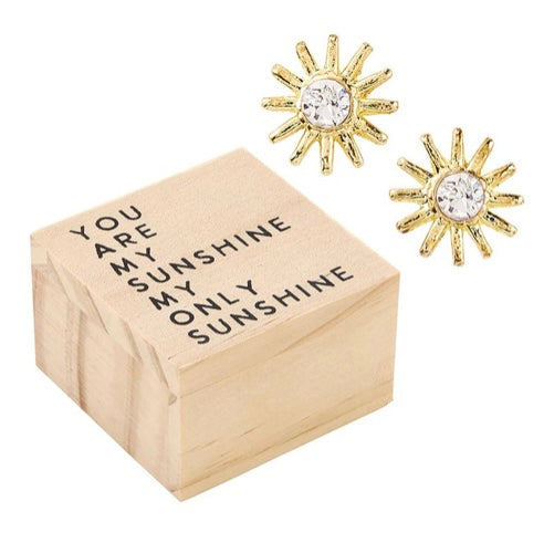 137  You Are My Sunshine Earrings