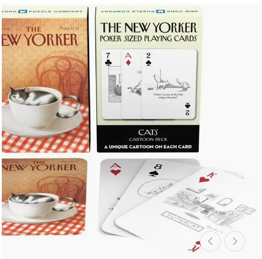247  Cat Cartoons Playing Cards