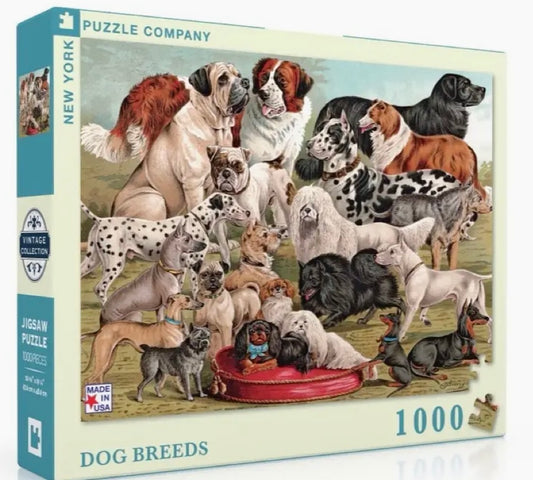 247  Dog Breeds - 1000 Piece Jigsaw Puzzle