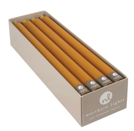 162  Caramel 12" taper candle