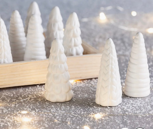 248  White Christmas Trees