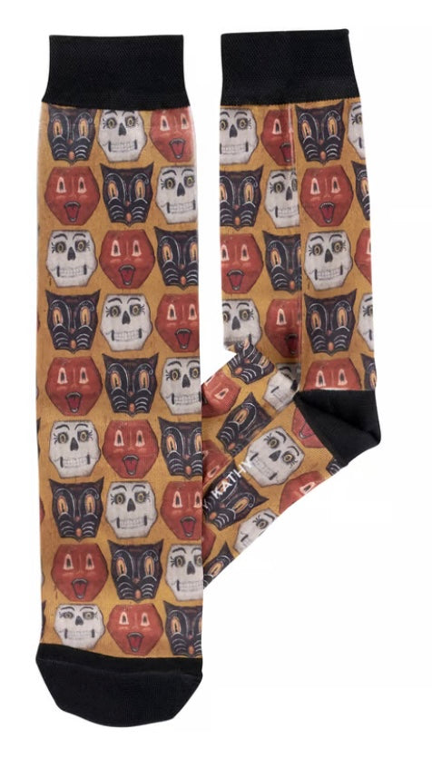 249  Halloween Faces Socks