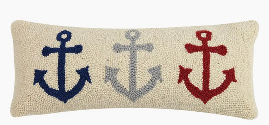 114  Anchor Trio Hook Pillow
