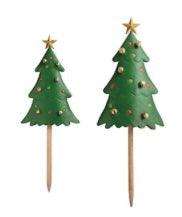 179  Christmas Tree Yard Stake Small