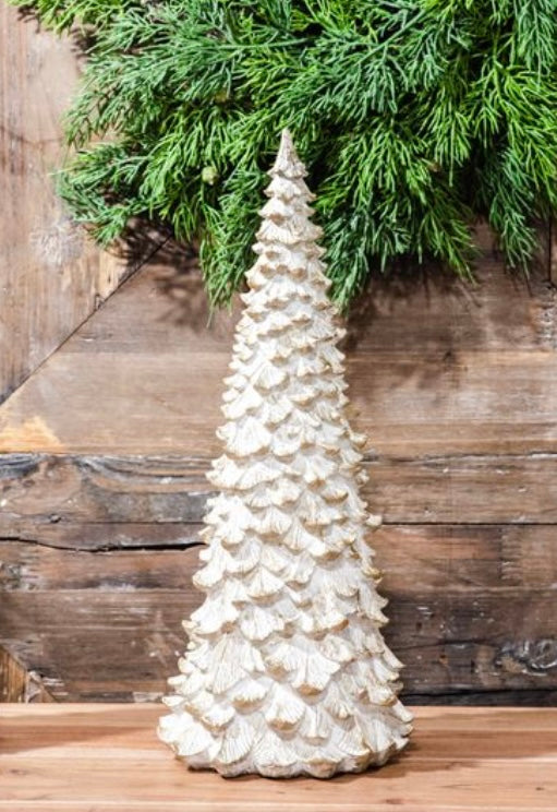 141  Snowy Gold Tree 15"