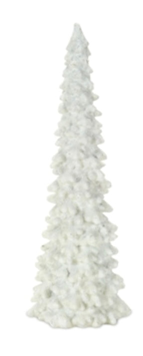 166  White Resin Tree 11.5"