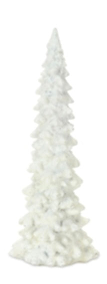166 White Resin Tree 9"