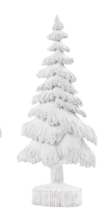 16  White Resin Tree 22"