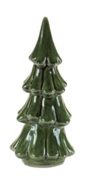 166  Green Ceramic Tree large