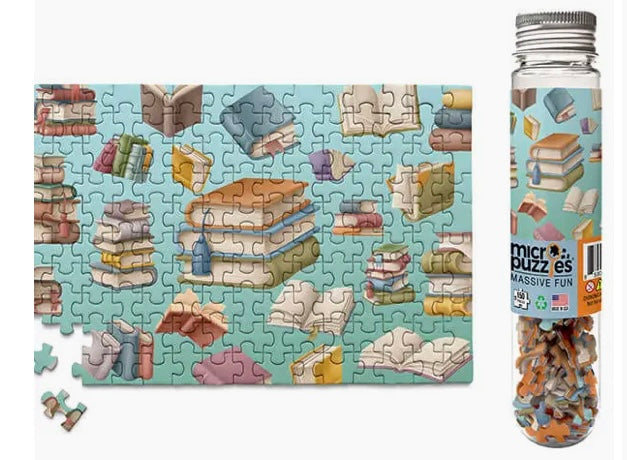 110  Book Collage Micro Puzzle