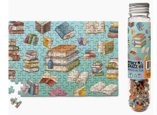 110  Book Collage Micro Puzzle