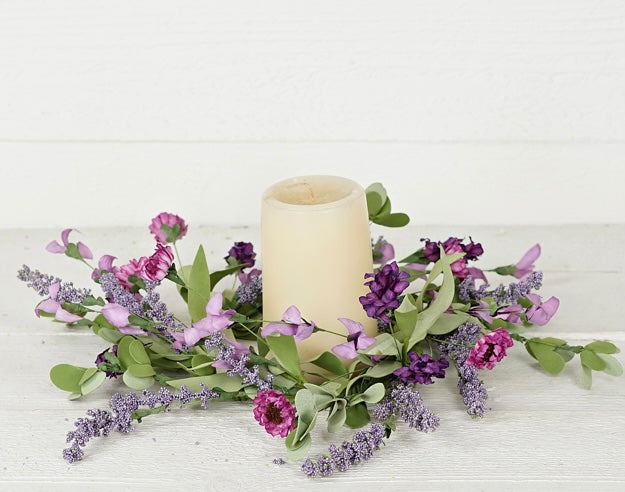 245  Mixed Lavender Wreath