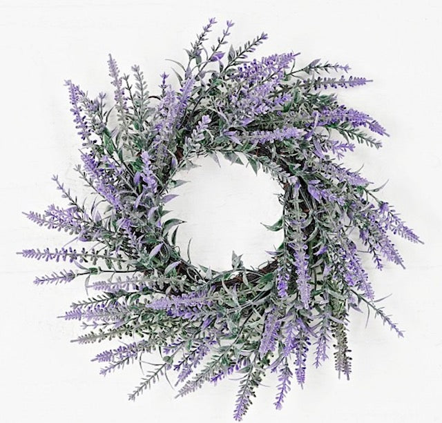 245  Lavender Twig Wreath