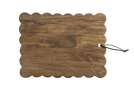 179  Scalloped Wood Board