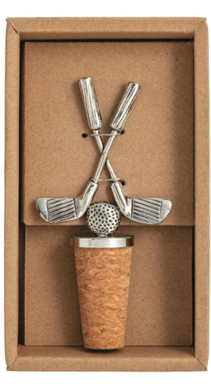 179  Clubs Metal Bottle Stopper