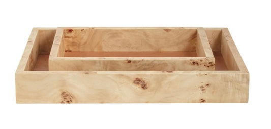 179  Burl Wood Tray Small