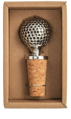 179  Golf Ball Wine Stopper