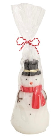 179  Snowman Flameless Candle