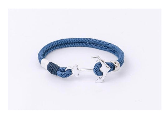 261  Twine Bracelet Blue
