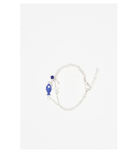 261  Fish & Anchor Bracelet