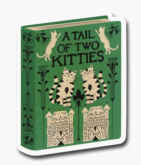 125  A Tail of Two Kitties Sticker
