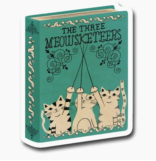 125  Three Meowsketeers Sticker