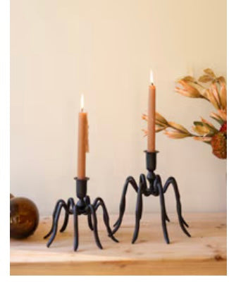 122  Cast Iron Spider Candleholder Large