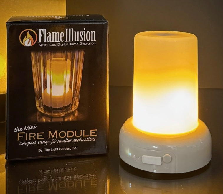 254  Mini Flame Illusion Rechargeable Candle
