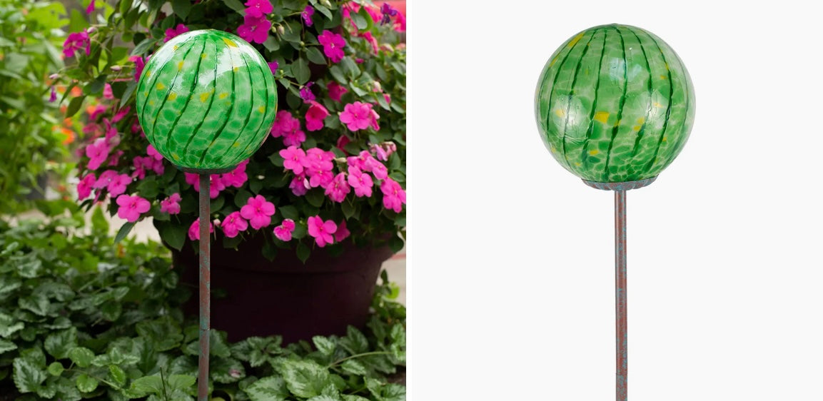 215  Lollipop Solar Stake Green
